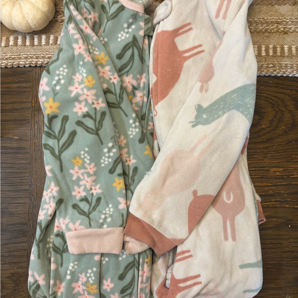 Carter’s Girls Footed Pajamas